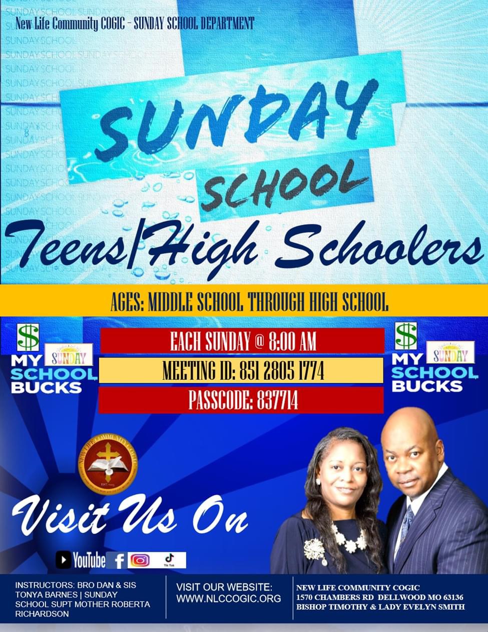 teens & high schoolers sunday school